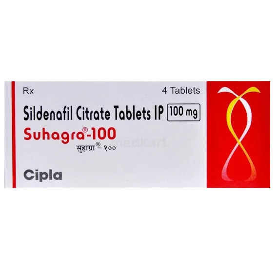 suhagra 100mg tablet 4's